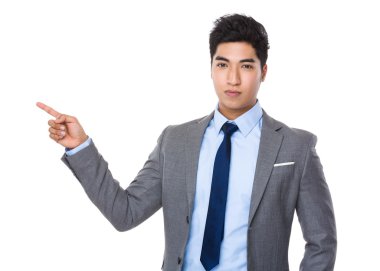 Asya yakışıklı iş adamı takım elbise