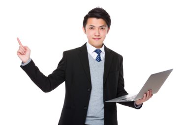 Asya yakışıklı iş adamı takım elbise