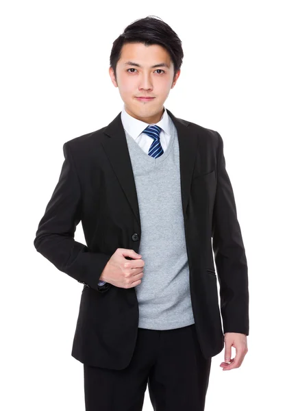 Asiatische schöne Geschäftsmann in Business-Anzug — Stockfoto