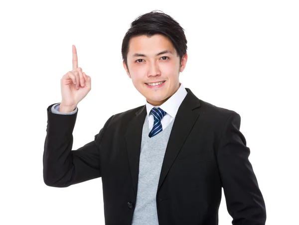 Asiatique beau homme d'affaires en costume d'affaires — Photo
