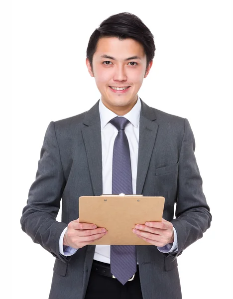 Asiatische schöne Geschäftsmann in Business-Anzug — Stockfoto