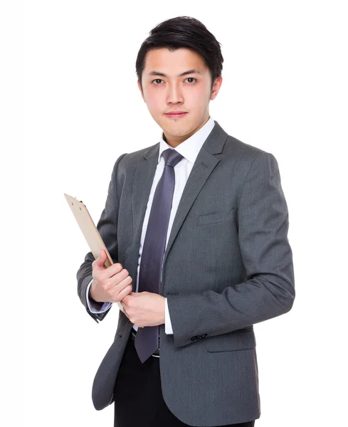 Asian handsome businessman in business suit — Stock Photo, Image