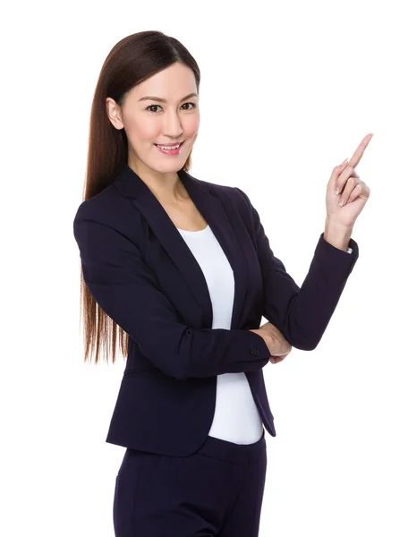 Young asian businesswoman in business suit — Stock Photo, Image