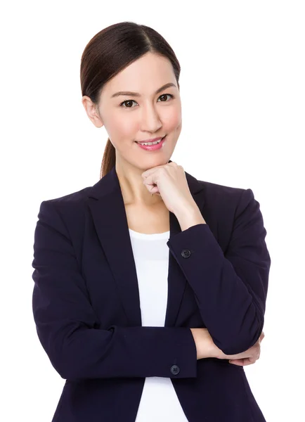 Young asian businesswoman in business suit — Stock Photo, Image