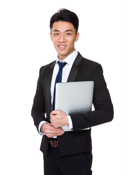 Young asian businessman in business suit