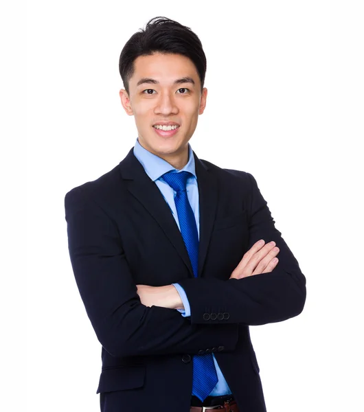 Young asian businessman in business suit — Stock Photo, Image