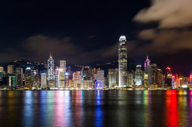 Geceleyin Hong Kong Şehri