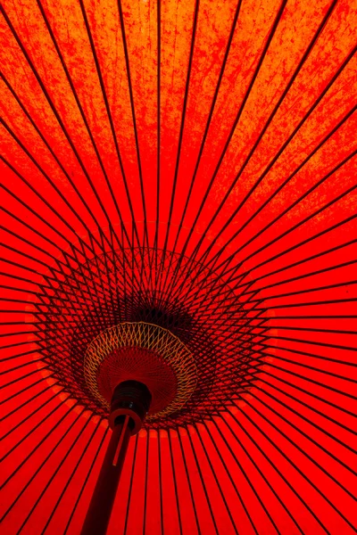 Röda japanska paraply — Stockfoto