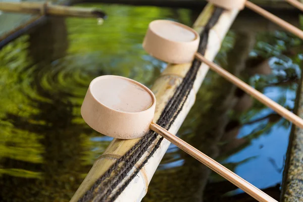 Fontana di purificazione giapponese — Foto Stock