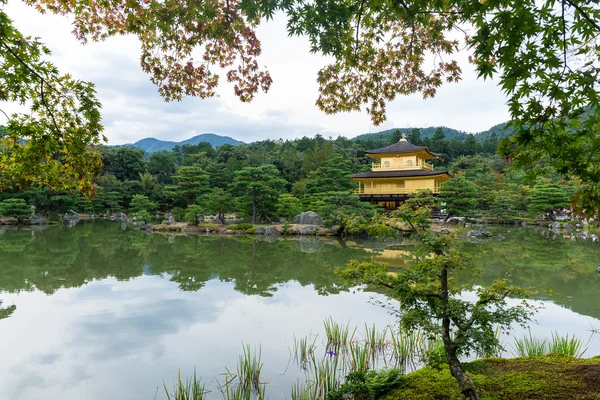 Gouden paviljoen op kinkakuji tempel — Stockfoto
