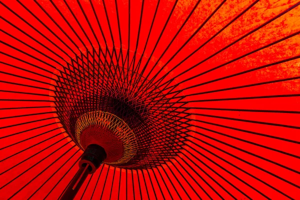 Parapluie rouge japonais — Photo