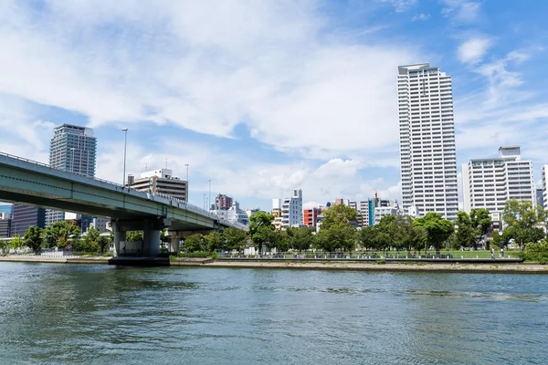 Distrito de osaka nakanoshima — Fotografia de Stock