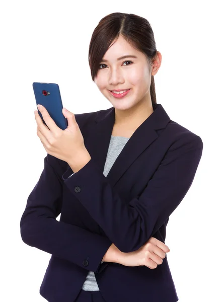 Joven asiática mujer de negocios traje — Foto de Stock