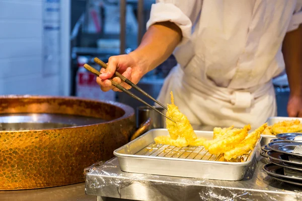 Fried Food, Japanese tempura — Stock Photo, Image