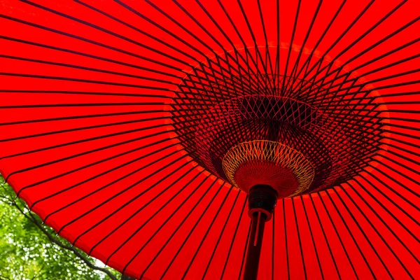 Paraguas rojo japonés —  Fotos de Stock