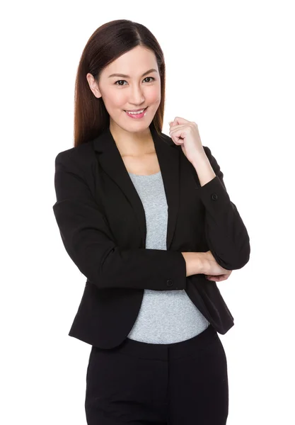 Young asian businesswoman in business suit — Stock Photo, Image