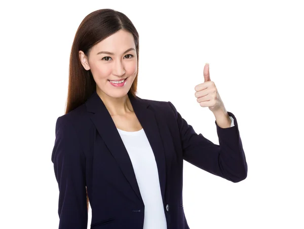 Young asian businesswoman in business suit — Stock Photo, Image