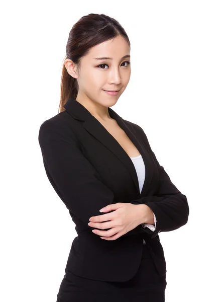 Young asian businesswoman in business attire — Stock Photo, Image