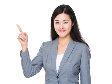 iş takım elbiseli genç Asyalı işkadını