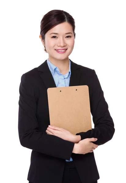 Junge asiatische Geschäftsfrau in Business-Anzug — Stockfoto