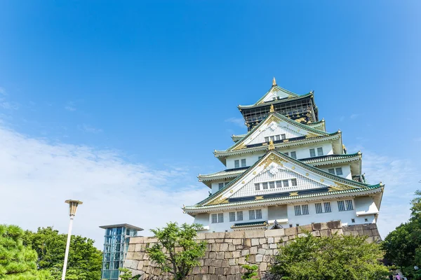 Hrad Osaka v Japonsku — Stock fotografie