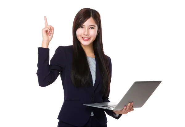 Young asian businesswoman in business suit — Stock Photo, Image