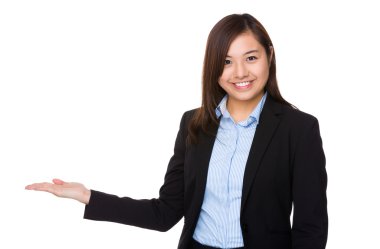iş takım elbiseli genç Asyalı işkadını