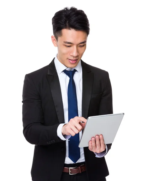 Joven asiático hombre de negocios traje — Foto de Stock