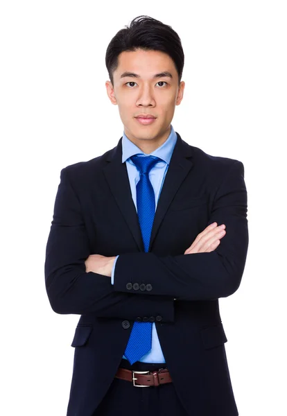 Young asian businessman in business suit — Stock Photo, Image