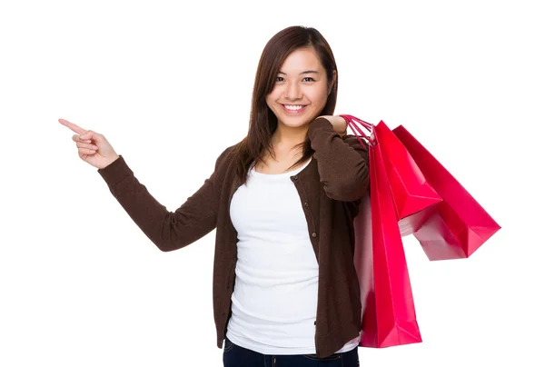 Asian young woman in brown cardigan — Stock Photo, Image