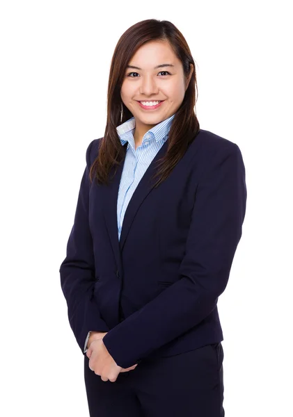 Junge asiatische Geschäftsfrau in Business-Anzug — Stockfoto