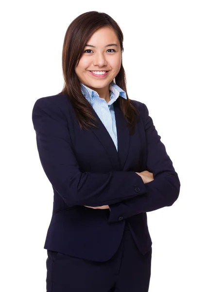 Junge asiatische Geschäftsfrau in Business-Anzug — Stockfoto