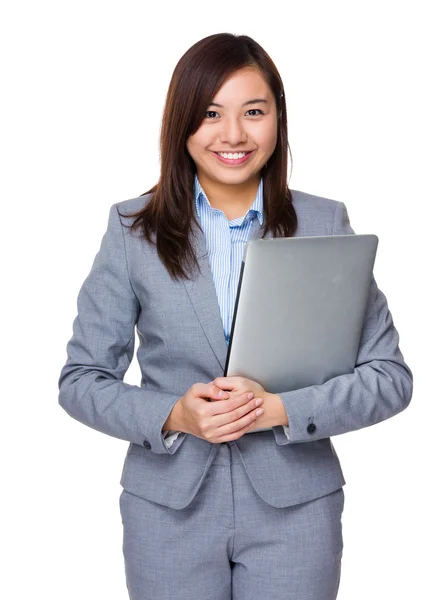 Young asian businesswoman in business suit — Stock Photo, Image