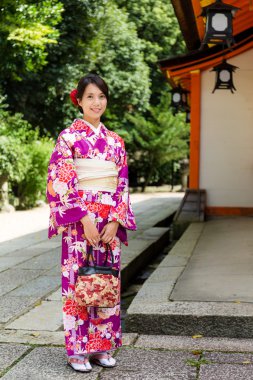 Geleneksel kostüm Japon kadın