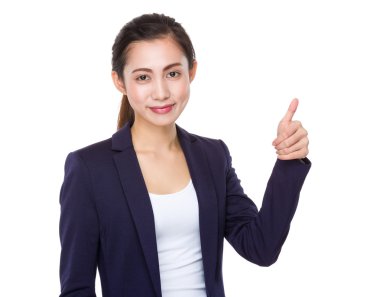 iş takım elbiseli genç Asyalı işkadını