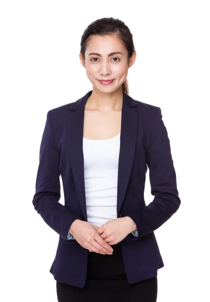 Junge asiatische Geschäftsfrau in Business-Anzug — Stockfoto