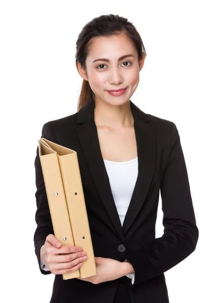 Young asian businesswoman in business suit — Stock Photo, Image