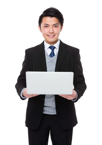 Joven asiático hombre de negocios traje — Foto de Stock