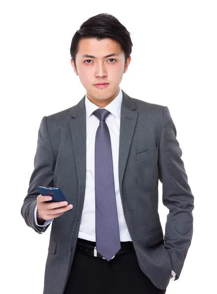 Junge asiatische Geschäftsmann in Business-Anzug — Stockfoto