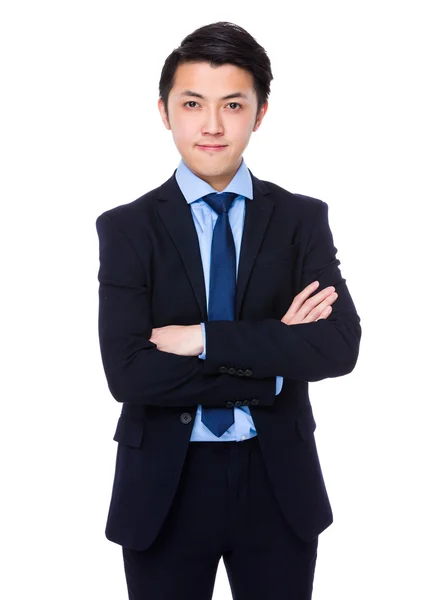 Junge asiatische Geschäftsmann in Business-Anzug — Stockfoto