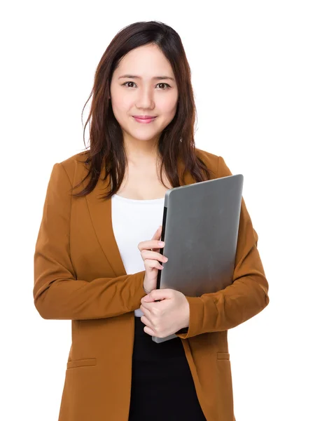 Joven asiática mujer de negocios traje — Foto de Stock