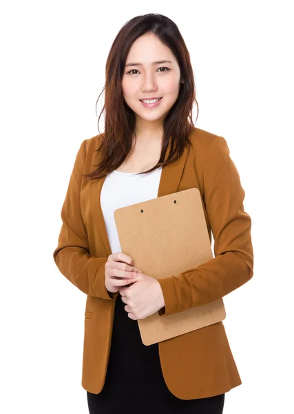 Joven asiática mujer de negocios traje — Foto de Stock