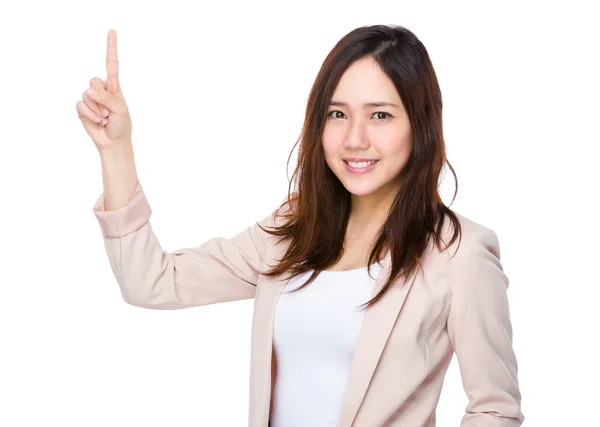 Young asian businesswoman in business suit — Stock Photo, Image