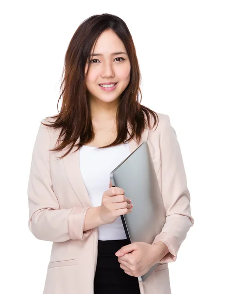 Young asian businesswoman in business suit — Stock Photo, Image