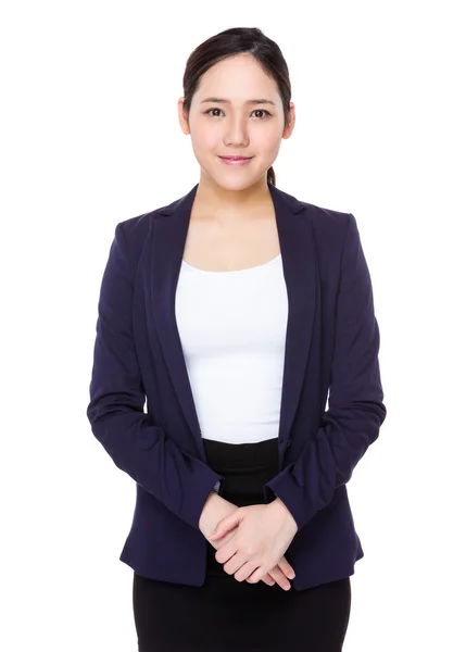 Junge asiatische Geschäftsfrau in Business-Anzug — Stockfoto