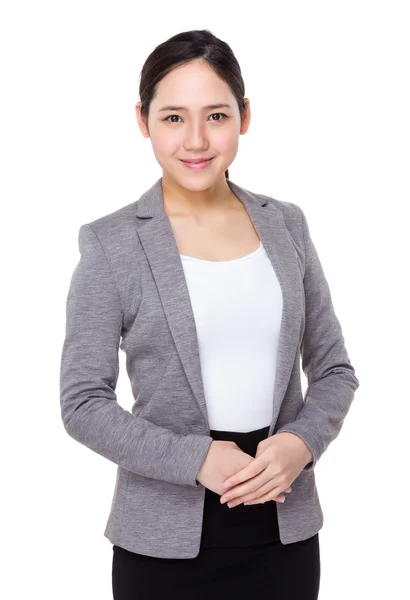 Young asian businesswoman in business suit — Stock Photo, Image