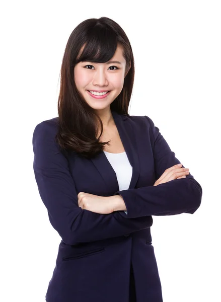 Junge asiatische Geschäftsfrau in Business-Anzug — Stockfoto