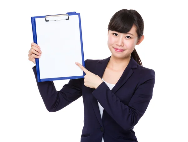 Joven asiática mujer de negocios traje — Foto de Stock