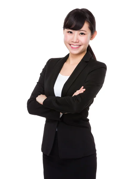 Young asian businesswoman in business suit — Stock Photo, Image