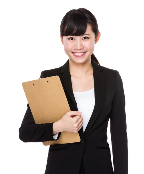 Joven asiática mujer de negocios traje — Foto de Stock